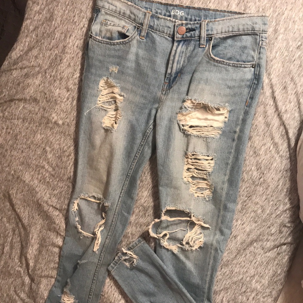 BDG boyfriend ripped jeans